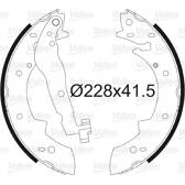 Bromsbackar, sats VALEO - 562561