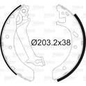 Bromsbackar, sats VALEO - 562580