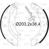 Bromsbackar, sats VALEO - 562581