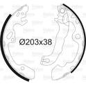 Bromsbackar, sats VALEO - 562648