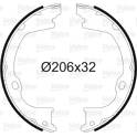 Bromsbackar, sats VALEO - 564203