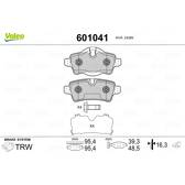 Bromsbelägg bak VALEO - 601041