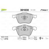 Bromsbelägg fram VALEO - 301030