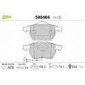 Bromsbelägg fram VALEO - 598486