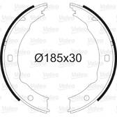 Bromssats bak VALEO - 562738