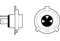 Bulb H4 VALEO Life x2