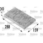 Cabin air filter VALEO - 698687