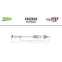 Cable Pull, clutch control VALEO - 4102618