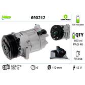 Compresor, aire acondicionado VALEO - 690212