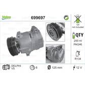 Compresor, aire acondicionado VALEO - 699697