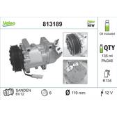 Compresor, aire acondicionado VALEO - 813189