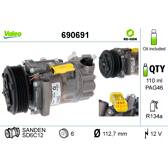 Compresseur climatisation VALEO - 690691