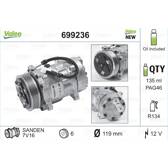 Compresseur climatisation VALEO - 699236