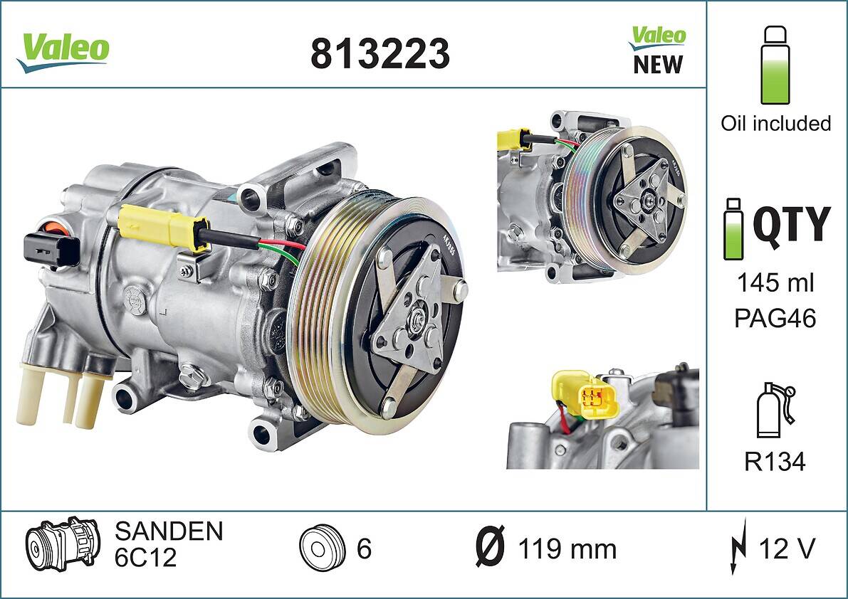 Compressor, air conditioning