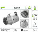 Compressor, airconditioning VALEO - 699770