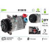 Compressor, airconditioning VALEO - 813619