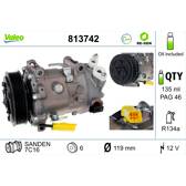 Compressor, airconditioning VALEO - 813742