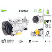 Compressor, airconditioning VALEO - 813933