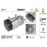 Compressor, ar condicionado VALEO - 699661