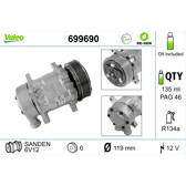 Compressor, ar condicionado VALEO - 699690