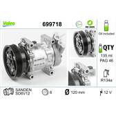 Compressor, ar condicionado VALEO - 699718