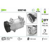 Compressor, ar condicionado VALEO - 699746
