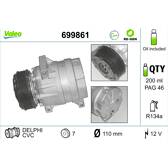 Compressor, ar condicionado VALEO - 699861