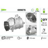 Compressor, ar condicionado VALEO - 699876