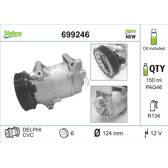 Compressore, Climatizzatore VALEO - 699246
