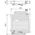 Condensador, ar condicionado VALEO - 814296