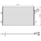 Condensatore, Climatizzatore VALEO - 814323