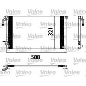 Condensatore, Climatizzatore VALEO - 817655