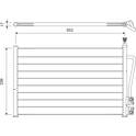 Condensatore, Climatizzatore VALEO - 818195