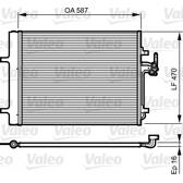 Condenser air conditioning VALEO - 814184