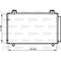 Condenser air conditioning VALEO - 814208
