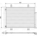 Condenser air conditioning VALEO - 814418