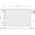 Condenser air conditioning VALEO - 814461