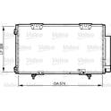 Condenser air conditioning VALEO - 817802