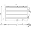 Condenser air conditioning VALEO - 817846