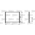Condenser air conditioning VALEO - 818020