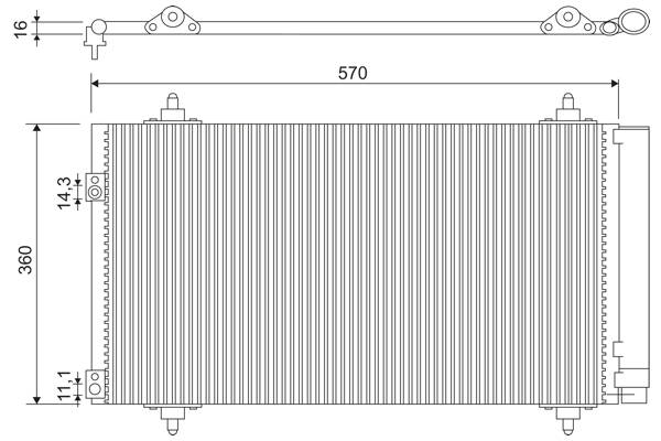 Condenser, air conditioning