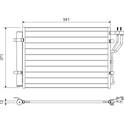 Condenser air conditioning VALEO - 822582