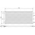 Condenser air conditioning VALEO - 822618