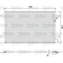Condenseur climatisation VALEO - 814004