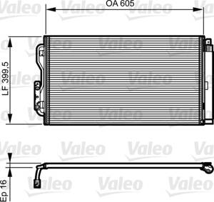 Condenseur De Climatisation VALEO 814191 - Compatible Avec De Nombreux Véhicules - Avec Bouteille Déshydratante