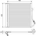 Condenseur climatisation VALEO - 822639