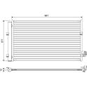 Condenseur climatisation VALEO - 822647