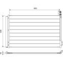 Condenseur climatisation VALEO - 822756