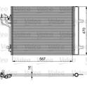 Condensor, airconditioning VALEO - 814021