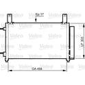 Condensor, airconditioning VALEO - 814358
